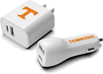 Prime Brands Group University of Tennessee USB Wall and Car Charger Combo