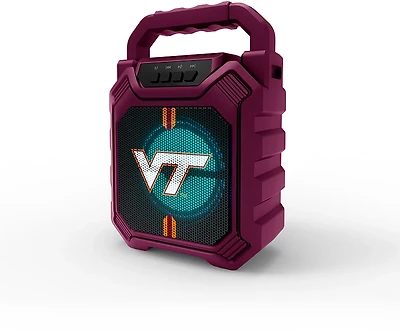 Prime Brands Group Virginia Tech Shockbox XL V3 LED Colored Wireless Speaker