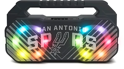 Prime Brands Group San Antonio Spurs LED Boombox Speaker