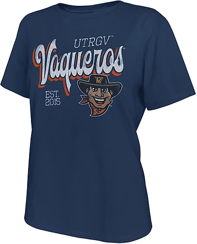 Retro Brand Women’s University of Texas Rio Grande Valley Team Script Boxy T-shirt