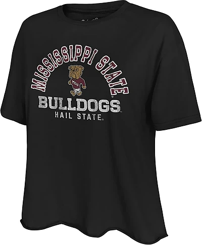 Retro Brand Women’s Mississippi State University Vault Mascot Arch Meet and Greet T-shirt