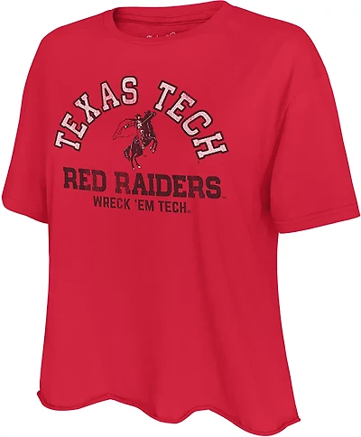 Retro Brand Women’s Texas Tech University School Arch Wreck Em Meet and Greet T-shirt