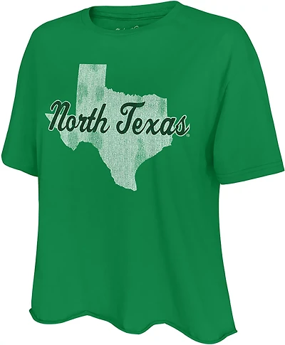 Retro Brand Women’s University of North Texas State Script Meet and Greet T-shirt