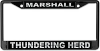 WinCraft Marshall University Blackout License Plate Frame