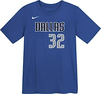 Nike Boys' (4-7) Dallas Mavericks Cooper Flagg Icon Name and Number Short Sleeve T-shirt
