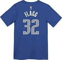 Nike Boys' (4-7) Dallas Mavericks Cooper Flagg Icon Name and Number Short Sleeve T-shirt