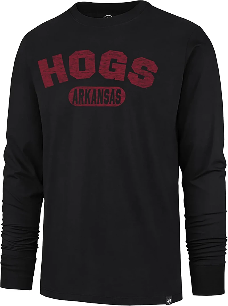 '47 Men's Arkansas Razorbacks Hogs Rec Franklin Long Sleeve T-shirt