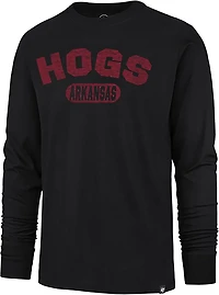 '47 Men's Arkansas Razorbacks Hogs Rec Franklin Long Sleeve T-shirt