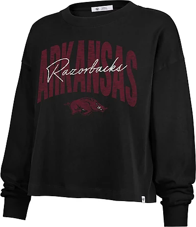 '47 Women's Arkansas Razorbacks Muse Sydney Long Sleeve T-shirt