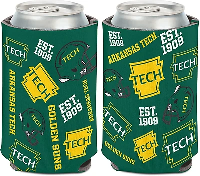 WinCraft Arkansas Tech University Logo Can Cooler