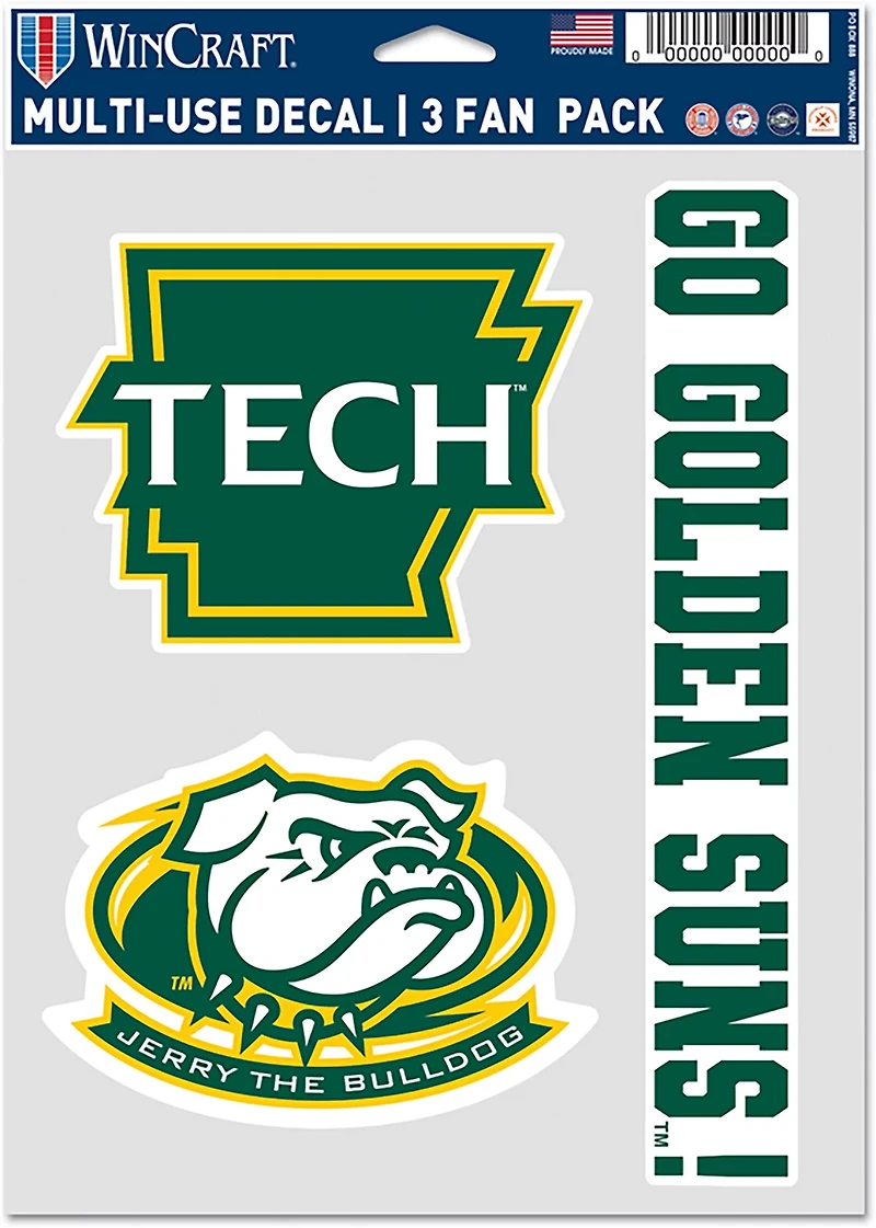WinCraft Arkansas Tech University Decals 3-Pack