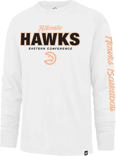 '47 Men's Atlanta Hawks Low Block Franklin Long Sleeve T-shirt