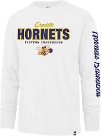 '47 Men's Charlotte Hornets Low Block Franklin Long Sleeve T-shirt
