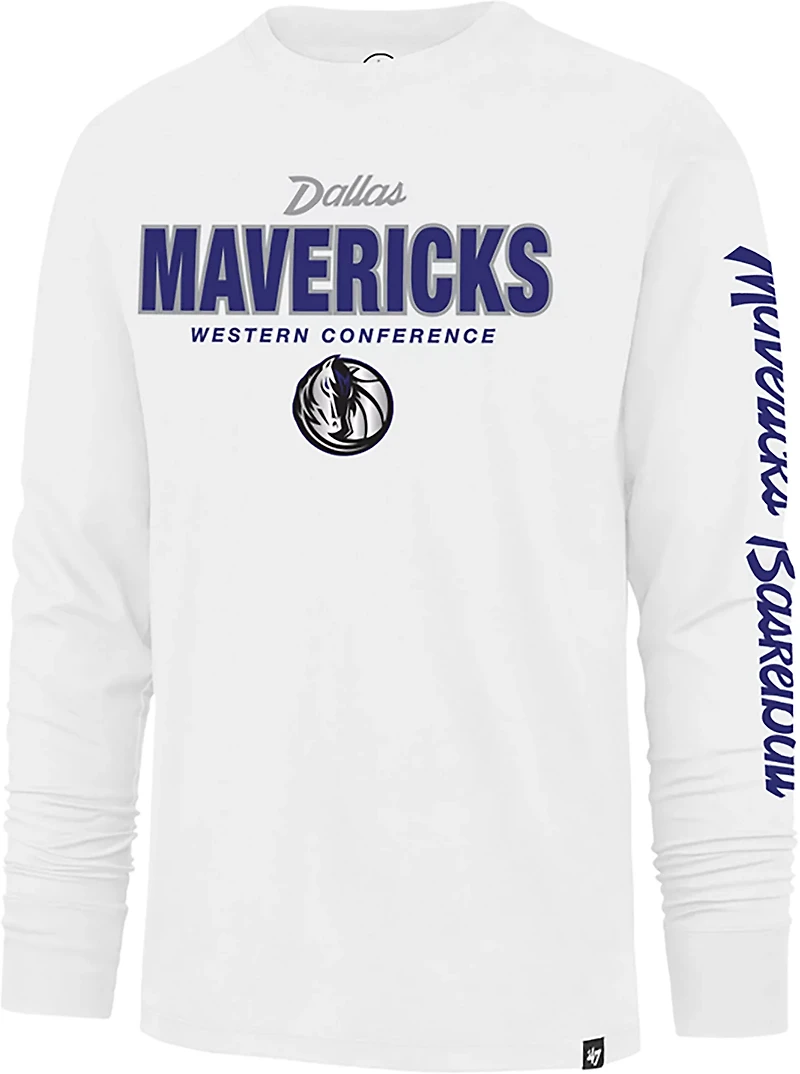 '47 Men's Dallas Mavericks Low Block Franklin Long Sleeve T-shirt