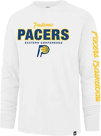 '47 Men's Indiana Pacers Low Block Franklin Long Sleeve T-shirt