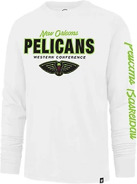 '47 Men's New Orleans Pelicans Low Block Franklin Long Sleeve T-shirt