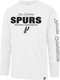 '47 Men's San Antonio Spurs Low Block Franklin Long Sleeve T-shirt