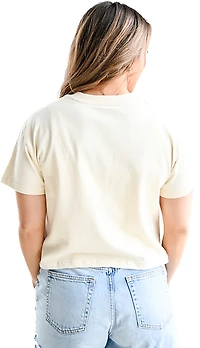 Gameday Social Women's University of Texas Lasso Luxe Heavyweight Crop Graphic T-shirt