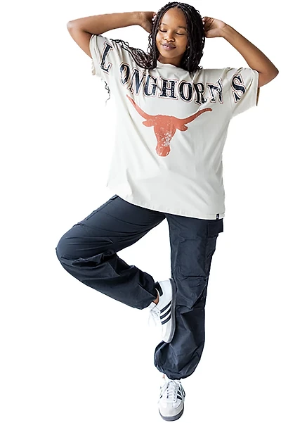 Gameday Social Women's University of Texas Southern Split Oversized Band Graphic T-shirt