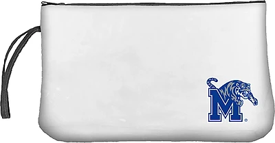 Logo Brands University of Memphis Clear Wristlet