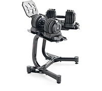 Echelon Strength Adjustable Dumbbells 752 with Stand