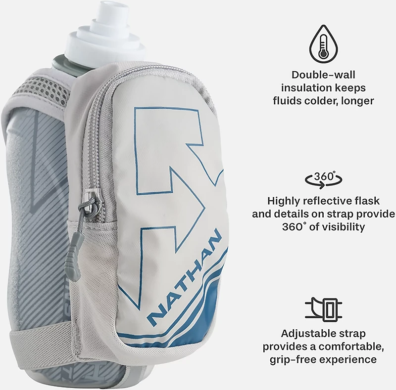 Nathan SpeedDraw Plus 18 oz Insulated Flask