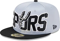 New Era Men’s San Antonio Spurs Satin Black 59FIFTY Cap