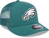 New Era Adults' Philadelphia Eagles Logo Low Profile OTC Trucker Cap