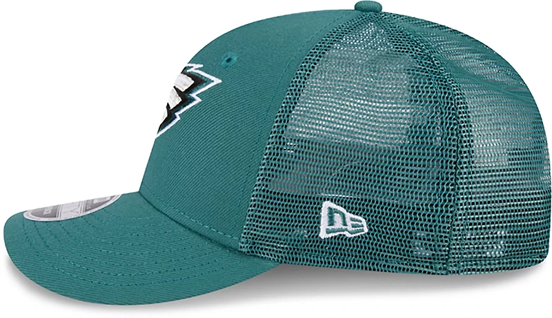 New Era Adults' Philadelphia Eagles Logo Low Profile OTC Trucker Cap
