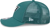 New Era Adults' Philadelphia Eagles Logo Low Profile OTC Trucker Cap