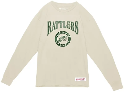 Mitchell & Ness Men’s Florida A&M University Arched Logo Lockup Long Sleeve T-Shirt