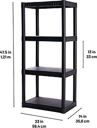 Plano 4 Shelf Standard Duty Storage Unit