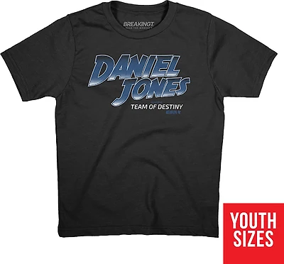 BreakingT Boys' Indianapolis Colts Indiana Daniel Jones Graphic T-shirt
