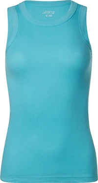 BCG Women's Sign High Neck Solid Rib Tank Top