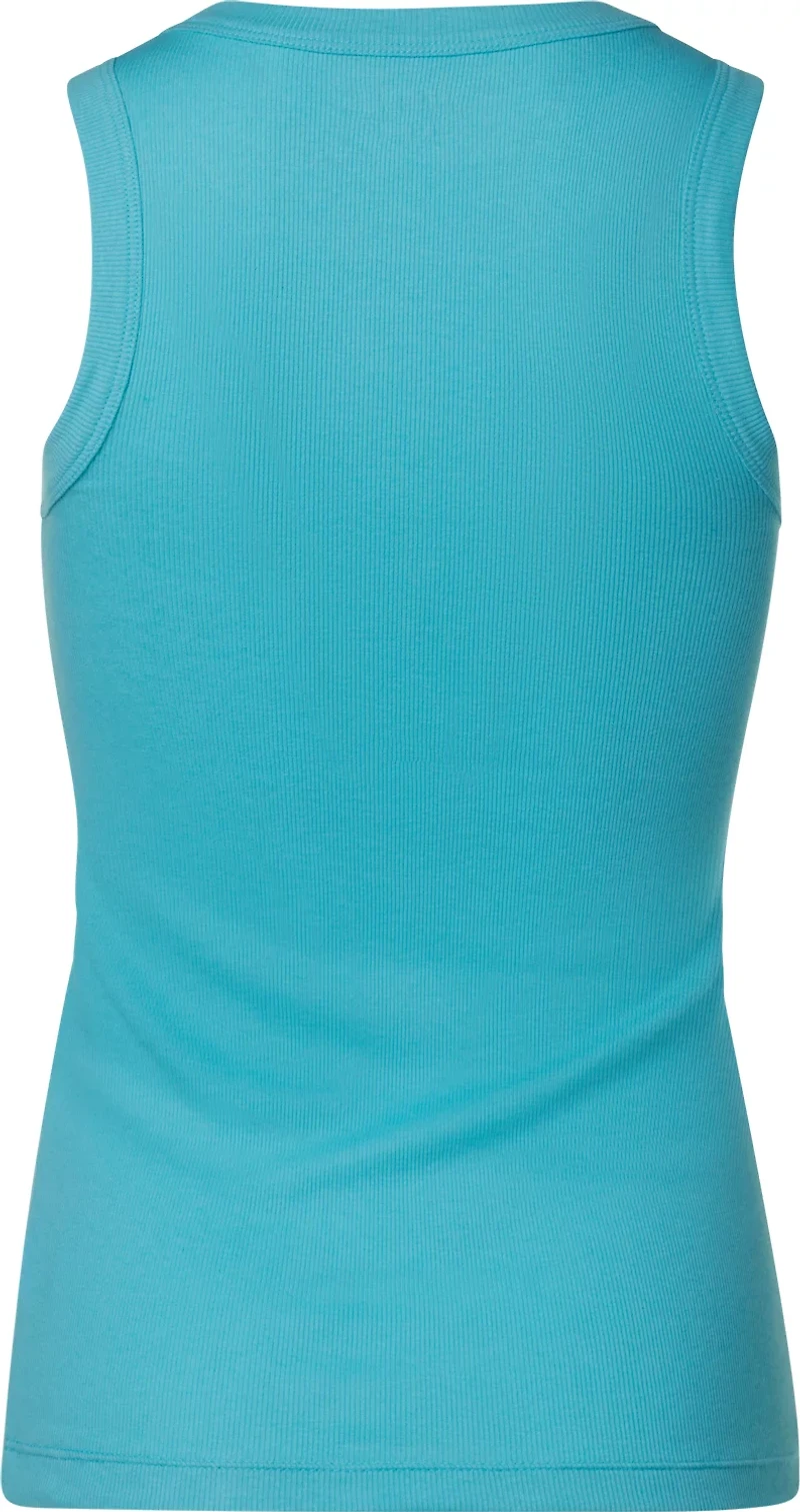 BCG Women's Sign High Neck Solid Rib Tank Top