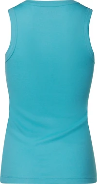 BCG Women's Sign High Neck Solid Rib Tank Top