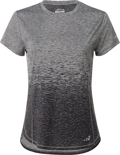 BCG Women's Ombre Crew Short Sleeve T-Shirt