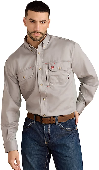 Ariat Men's Flame Resistant Solid Vent Shirt