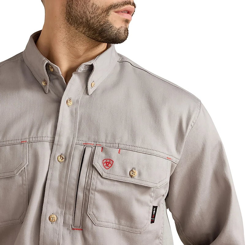 Ariat Men's Flame Resistant Solid Vent Shirt