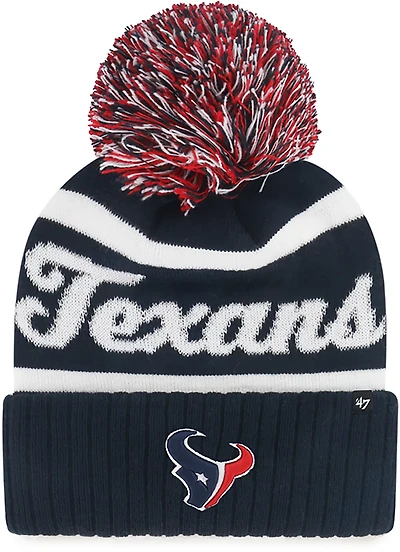 47 Texans Spirited Cuff Knit Beanie