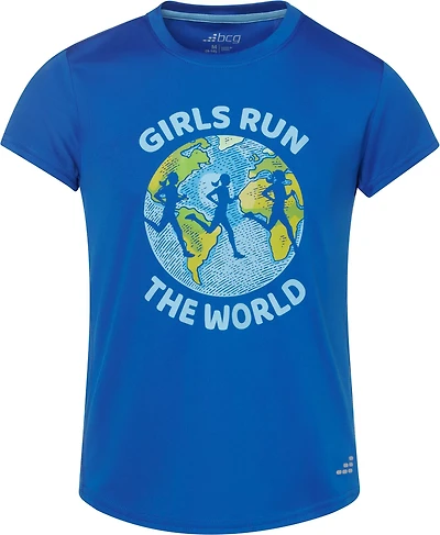 BCG Girls' Training Turbo Run World Tee