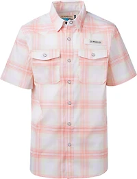 Magellan Boys' Pecos River Plaid Short Sleeve Shirt