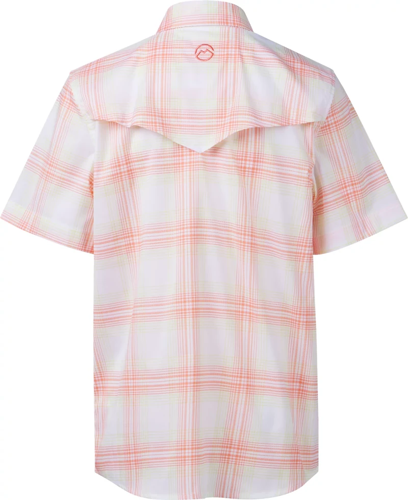 Magellan Boys' Pecos River Plaid Short Sleeve Shirt