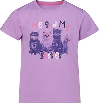 BCG Girls' Cotton GFX Short Sleeve T-shirt