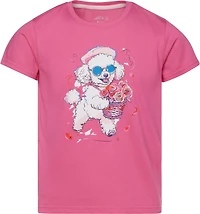BCG Girls' Cotton GFX Short Sleeve T-shirt