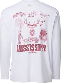 Magellan Outdoors Men's Local State Mississippi Graphic Crew Long Sleeve T-shirt