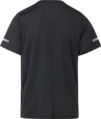 BCG Boys' Run Grid Mesh Spring Short Sleeve T-shirt