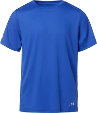 BCG Boys' Run Grid Mesh Spring Short Sleeve T-shirt