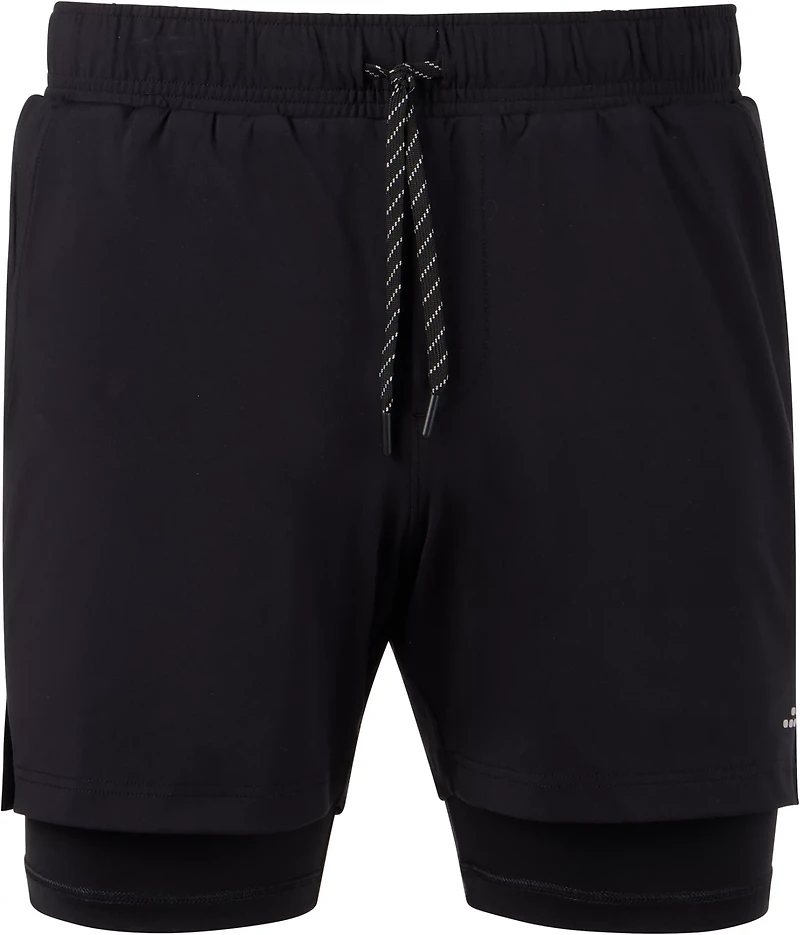 BCG Men's Tech Knit 2 1 Shorts 7 in.