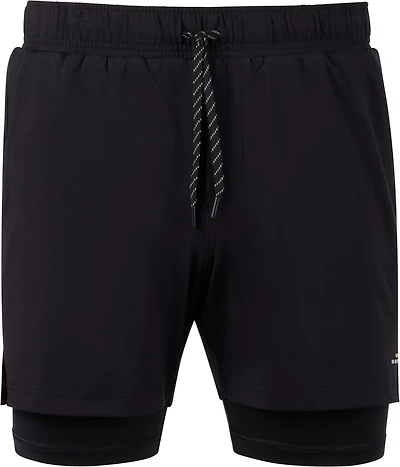 BCG Men's Tech Knit 2 1 Shorts 7 in.